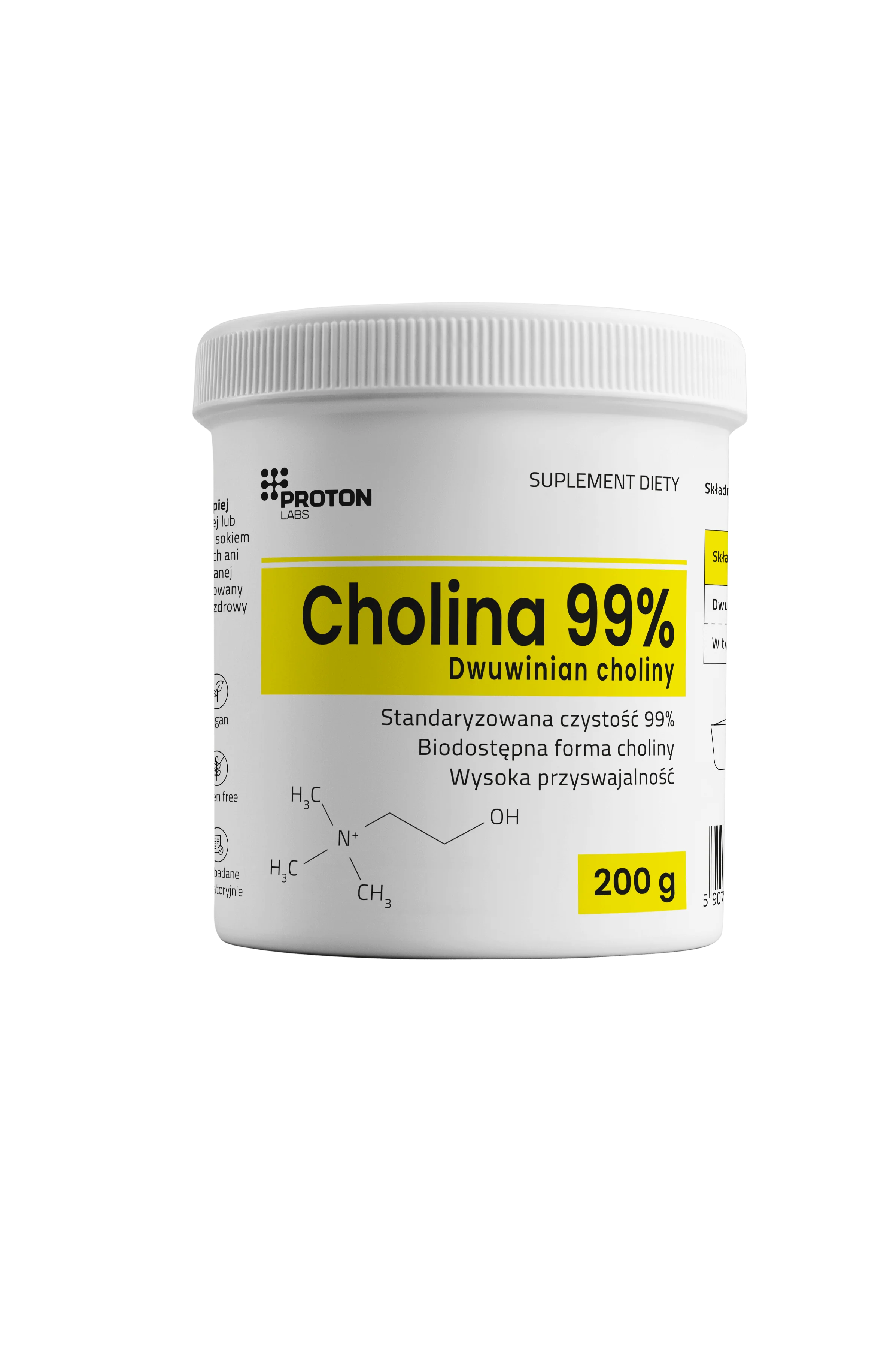Cholina 99% (dwuwinian choliny) PROSZEK 200 g - Image 2