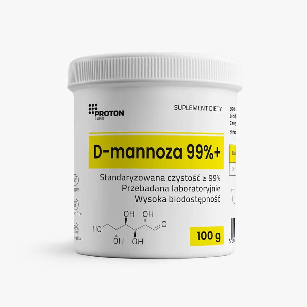 D-MANNOZA 99% Pure 100 g proszek D-mannose