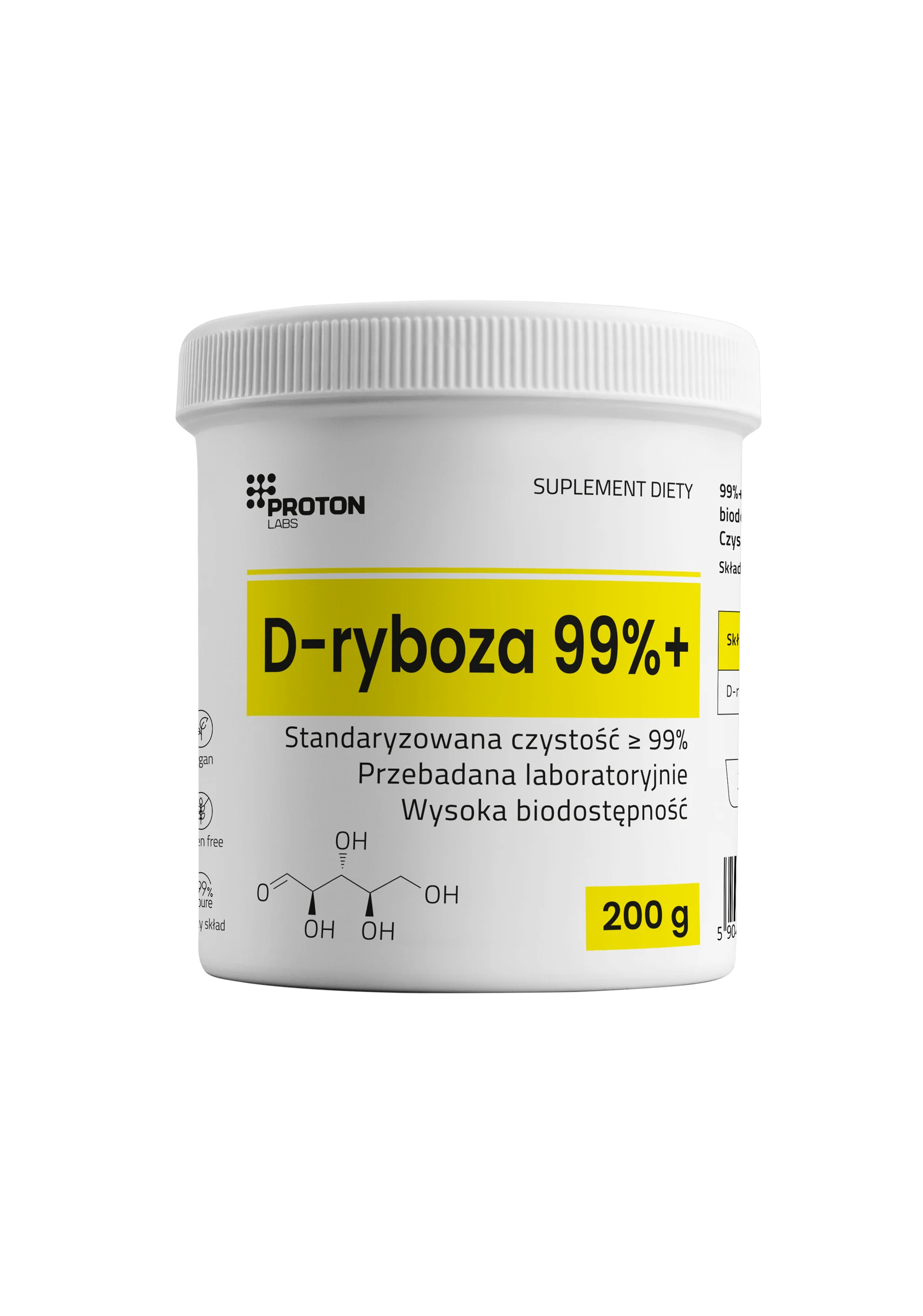 D-RYBOZA 99%+ PURE 200g Proszek Słodzik KETO - Image 2