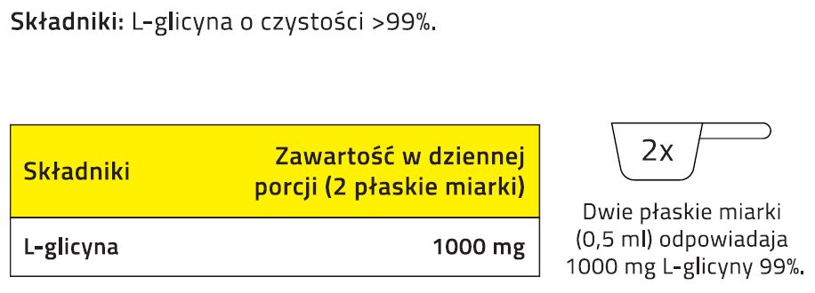 L-GLICYNA 99% czysty proszek 250 g - Image 3