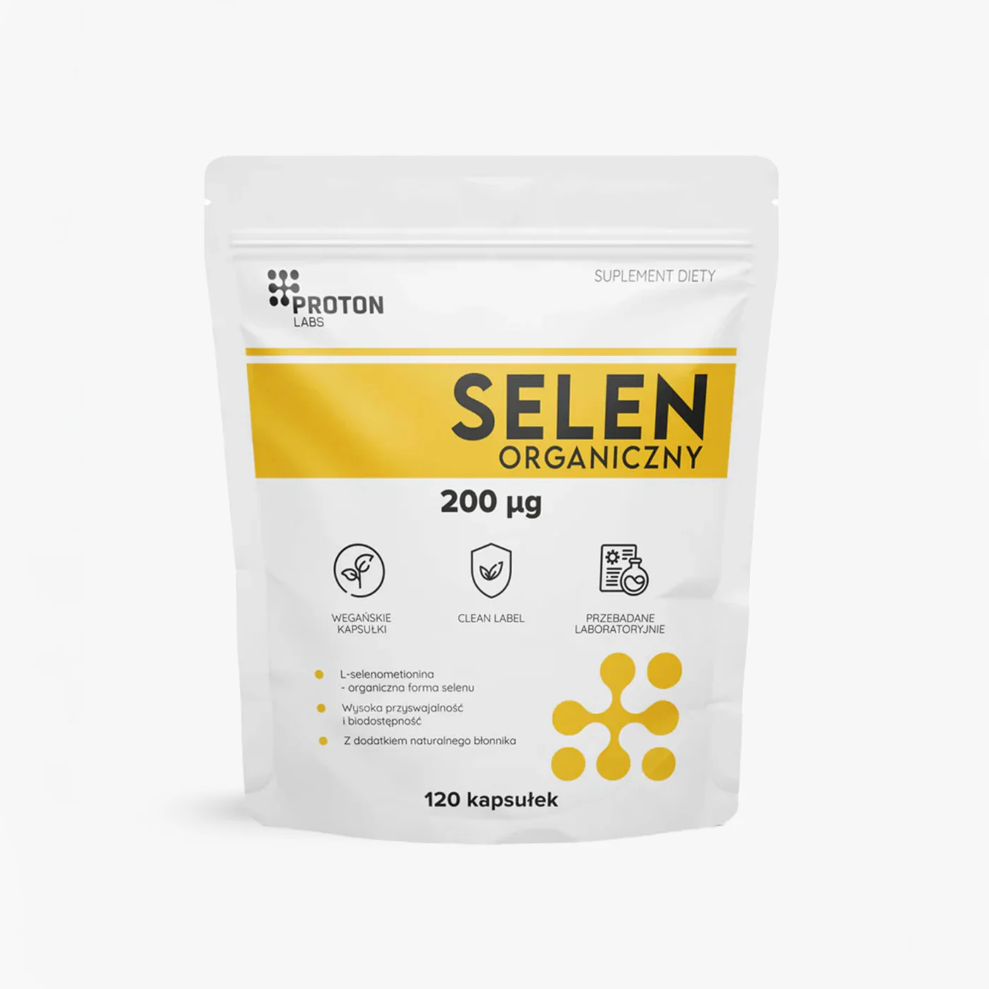 Selen organiczny 200 µg (L-selenometionina) 120 kapsułek