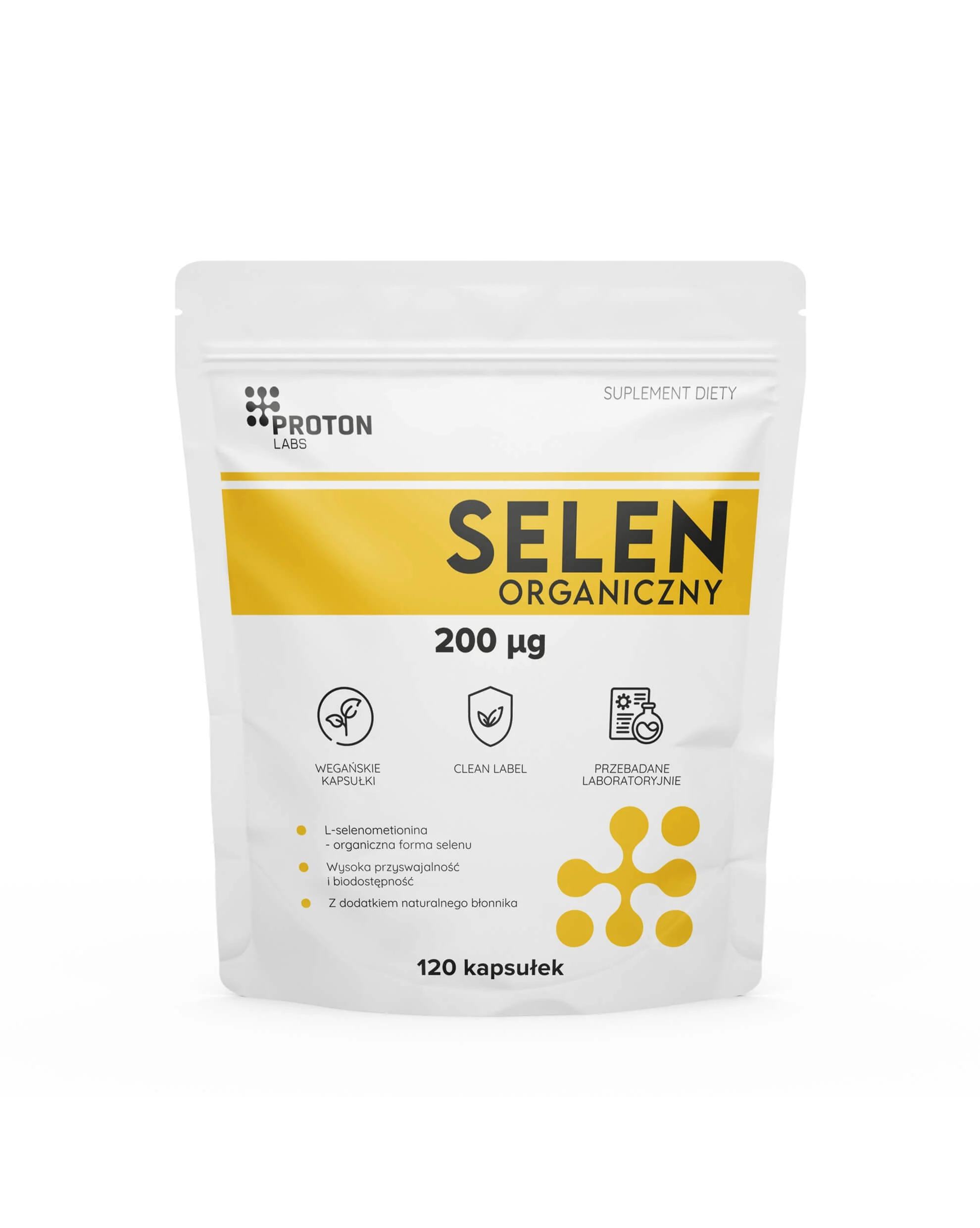 Selen organiczny 200 µg (L-selenometionina) 120 kapsułek - Image 2